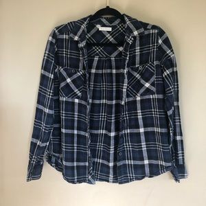 PACSUN blue flannel
